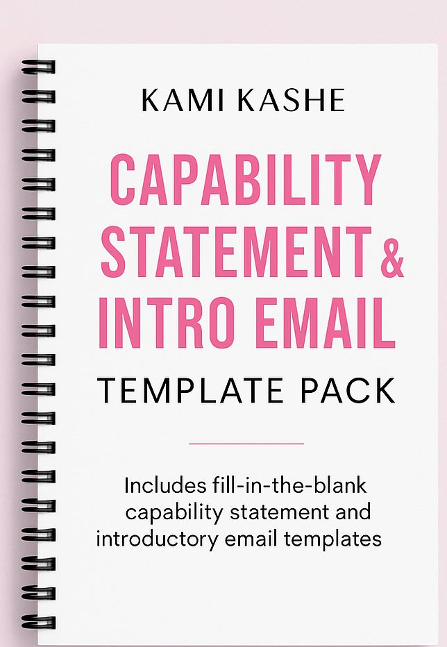 Capability statement template 