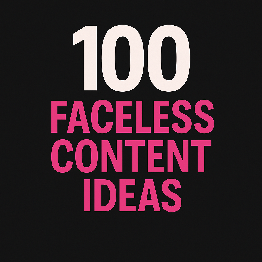 Free Faceless Ideas