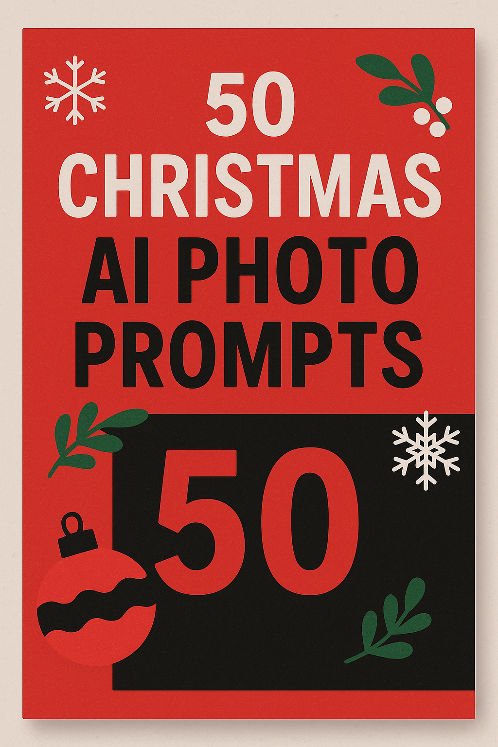 50 Christmas AI Photo Prompts