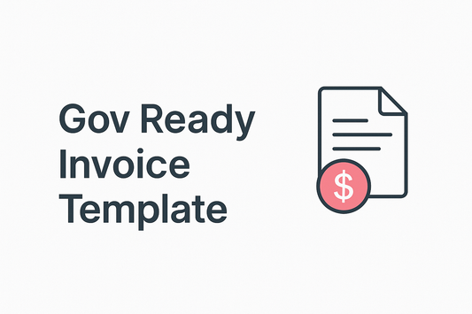 Invoice Template (Gov Ready)