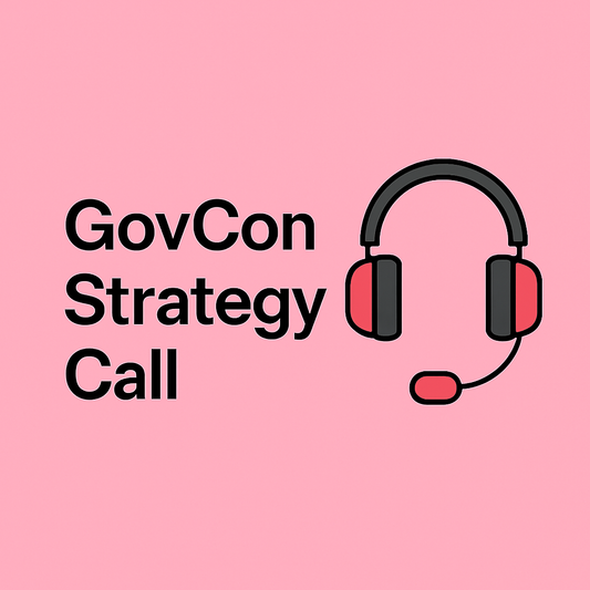 1:1 GovCon Strategy Call