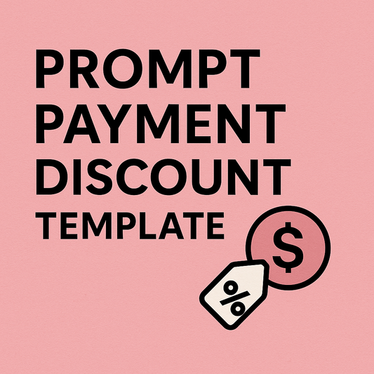 Prompt Payment Discount Template