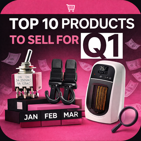 top 10 products for sell for Q1
