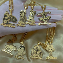 Load image into Gallery viewer, Kids character necklace
